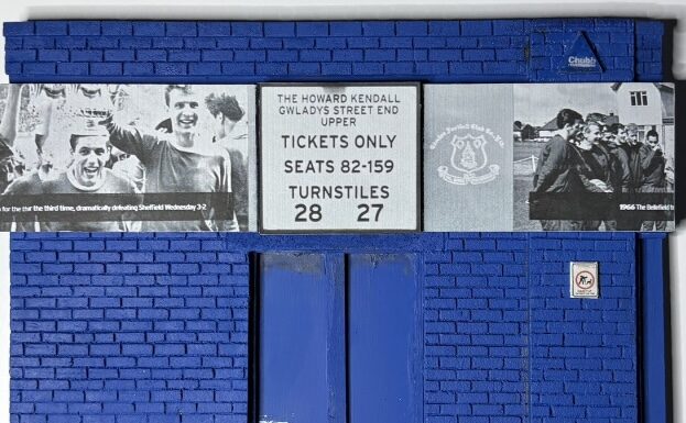 Image of Goodison Park Turnstile model mad by Rhiannon Hodgson