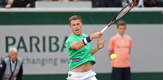 Neal Skupski tennis player in action - Alamy Images licence