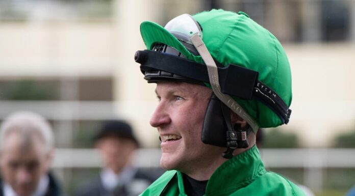 Liverpool jockey Joe Anderson at Ascot