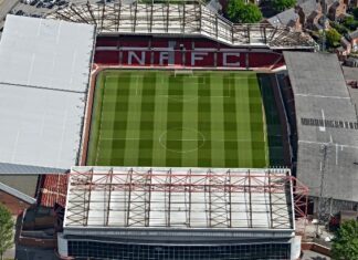 City Ground Nottingham Forest - Alamy Images under agreed licence