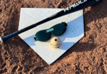 Blind Baseball equipment (Courtesy of David Parfett)