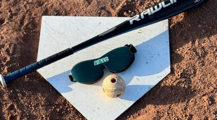 Blind Baseball equipment (Courtesy of David Parfett)