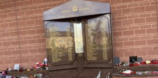 the Hillsborough memorial at Anfield photo credit:Chloe Reynolds
