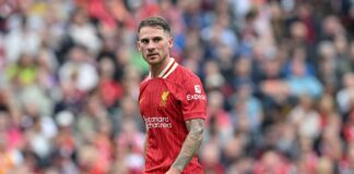 Alexis Mac Allister of Liverpool during the Premier League match Liverpool vs Bournemouth at Anfield