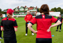 Women’s training at Liverpool Cricket and Sports Club (Pic of courtesy of Liverpool Cricket and Sports Club)