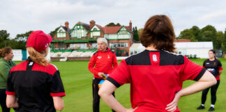 Women’s training at Liverpool Cricket and Sports Club (Pic of courtesy of Liverpool Cricket and Sports Club)