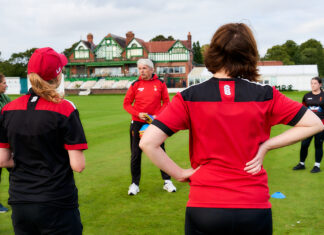 Women’s training at Liverpool Cricket and Sports Club (Pic of courtesy of Liverpool Cricket and Sports Club)