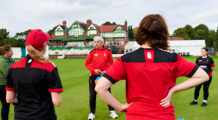 Women’s training at Liverpool Cricket and Sports Club (Pic of courtesy of Liverpool Cricket and Sports Club)