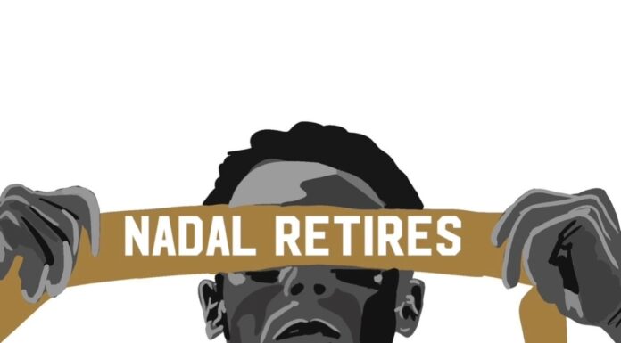 Nadal Retires Illustration By Matthew Bosano