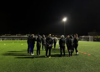 Marine FC Training session. Pic by Rita Casciello