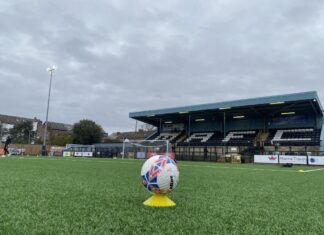 Marine AFC's Rossett Park by Kevin Bannon