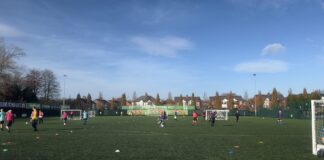 St Helens Walking Football in action, photo taken by Luke Harris