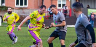 Cheshire Autism FC v Hollyoaks XI. Photo by Neil Whitwham