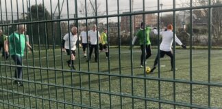 Southport FC walking football in action, Photo taken by Luke Harris