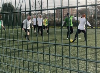 Southport FC walking football in action, Photo taken by Luke Harris