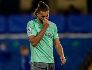 Former Everton striker Dominic Calvert-Lewin. Picture free to use under Alarmy licence.