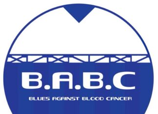 Blues Against Blood Cancer Logo - Picture courtesy of Andy Mitchell