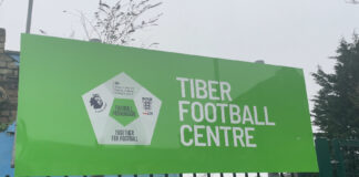 Tiber football centre - pic by callum sims