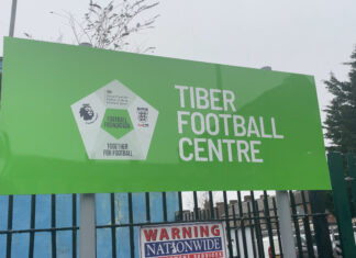 Tiber football centre - pic by callum sims