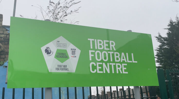 Tiber football centre - pic by callum sims