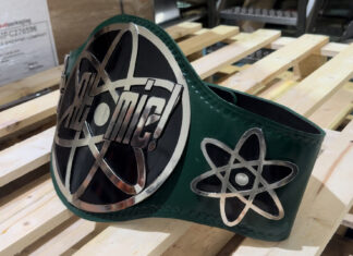 atomic pro wreslting belt