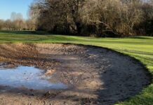 Bunker at Ellesmere Port Golf Club- by Joe Lumley