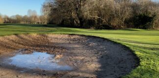 Bunker at Ellesmere Port Golf Club- by Joe Lumley