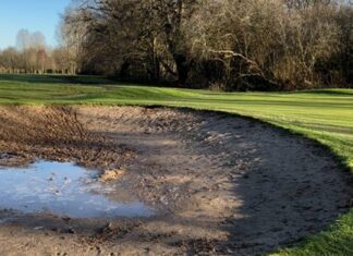 Bunker at Ellesmere Port Golf Club- by Joe Lumley