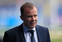 Leeds United managing director Angus Kinnear prior to the Sky Bet Championship match at Elland Road, Leeds - pic used under agreed Alamy licence