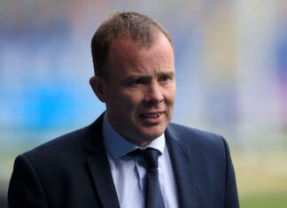 Leeds United managing director Angus Kinnear prior to the Sky Bet Championship match at Elland Road, Leeds - pic used under agreed Alamy licence