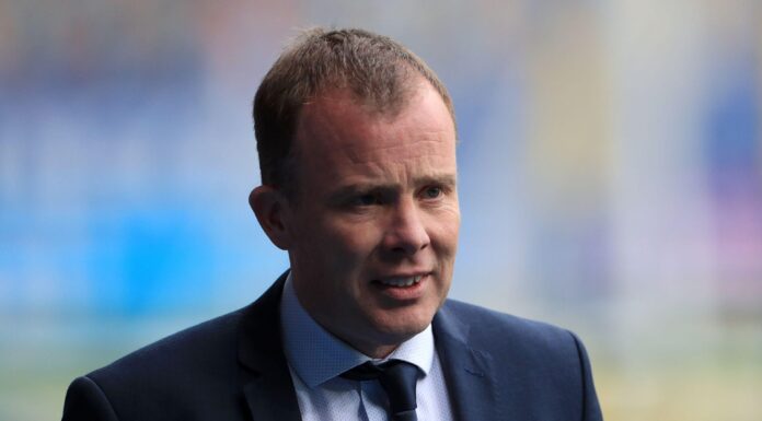 Leeds United managing director Angus Kinnear prior to the Sky Bet Championship match at Elland Road, Leeds - pic used under agreed Alamy licence