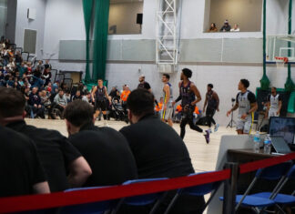 Ben Thomas Coaching the Cheshire Phoenix in British Super League Basketball