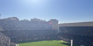 Valencia's Mestalla Stadium, photo taken by Henry Eccles