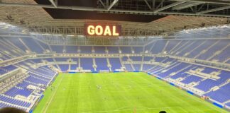 The Upper South Stand of Everton's new stadium