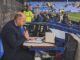 Graeme White in his old seat at Goodison Park (Picture courtesy of Graeme White)