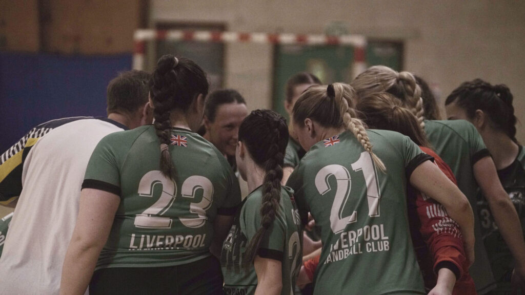 Liverpool Handball Club Team Huddle