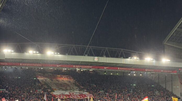 Liverpool Kop Crowd vs Newcastle by Daniel Moffat
