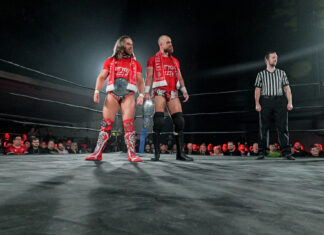 LISTEN: Behind the scenes of Merseyside’s indie wrestling business Zack Gibson and James Drake in the ring by Burning Heart Pro Wrestling
