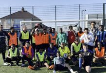 Wirral Change asylum seeker and refugee football group. Image by Jack Burgess