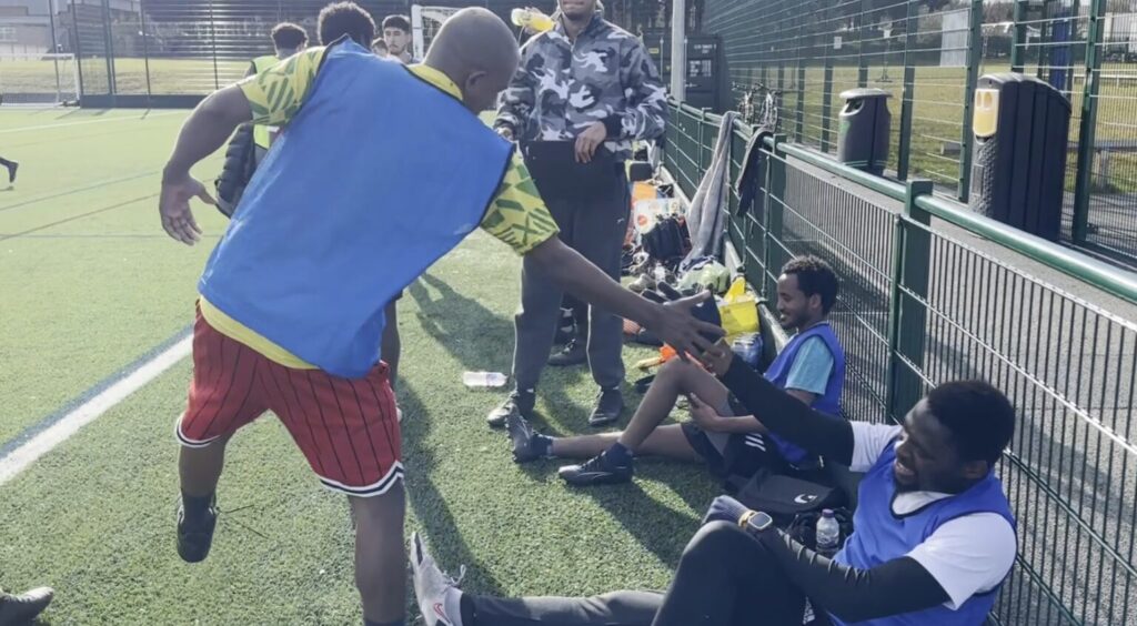 Wirral change asylum seeker and refugee football group. Image by Jack Burgess