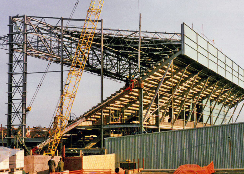 Rear Kop under construction