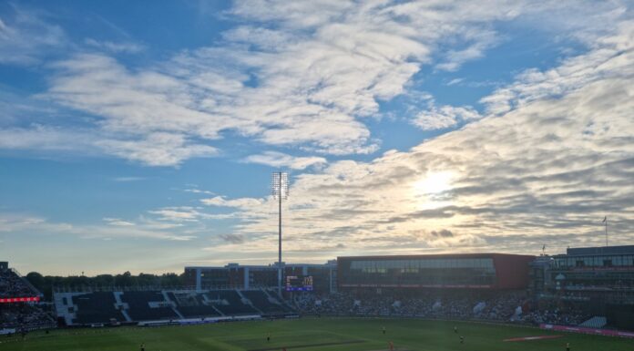 General view of Old Trafford Cricket Ground, home of Lancashire CCC