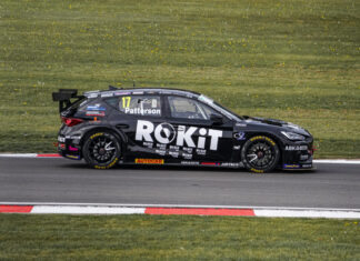 Patterson on Track at Donington (Photo by Jenna Murff)