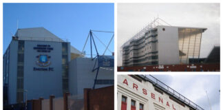 Goodison Park, Maine Road, and Highbury