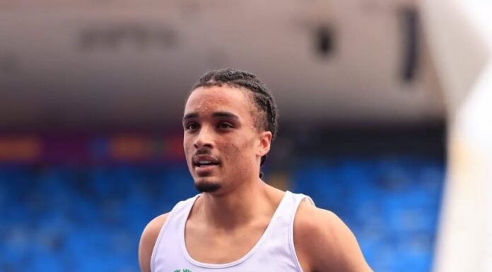 Sam Lunt on his senior British Athletics call up, representing Merseyside and transcending athletics Sam Lunt at event - image taken from his instagram with permission from manager Tom Bosworth
