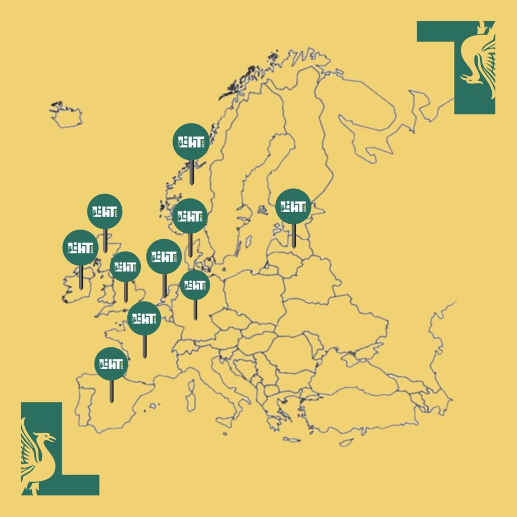 Map of LIHT competing teams