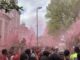 Liverpool fans lining the Anfield Road by Daniel Moffat