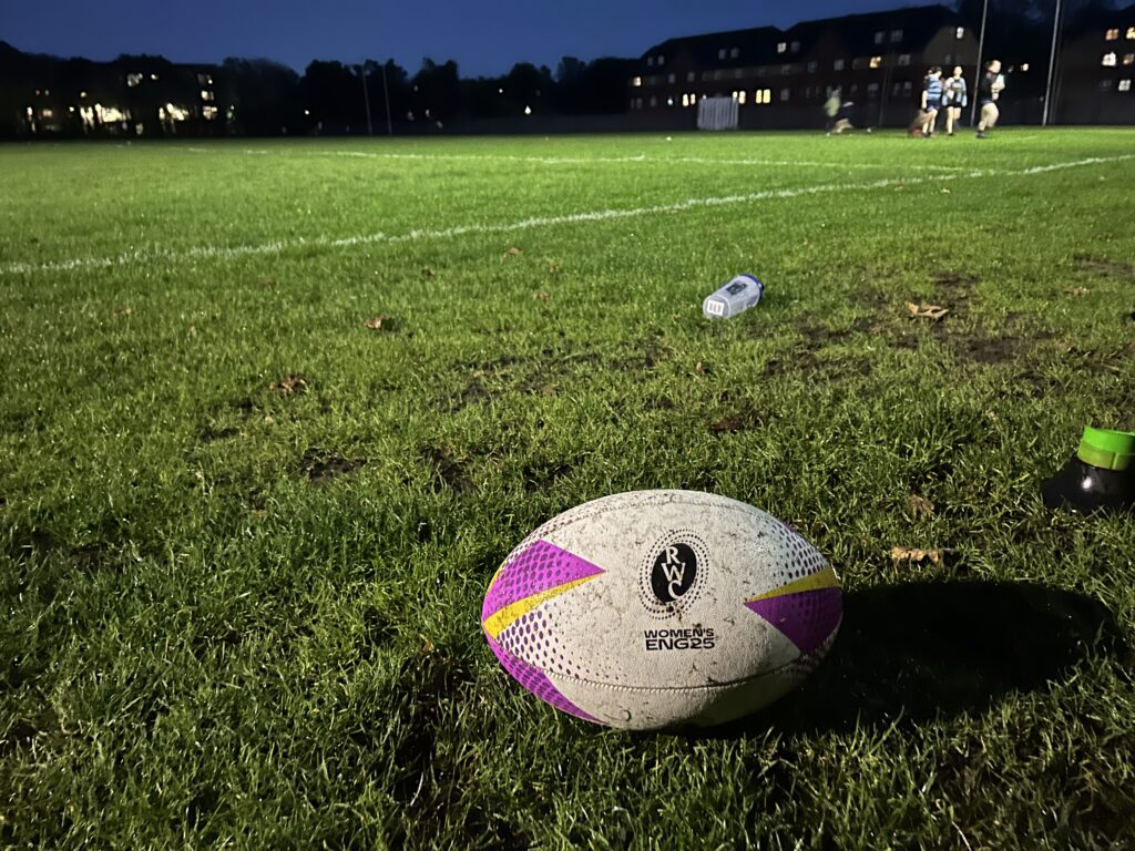 picture of the official Rugby World Cup ball.Taken by Oliver Powell