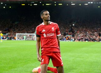 Liverpool striker Alexander Isak - Free to use under Alamy licence