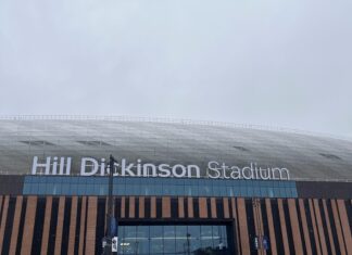Everton's Hill Dickinson stadium hosts the second match of the Ashes series